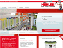 Tablet Screenshot of dev.maler-mehler.de